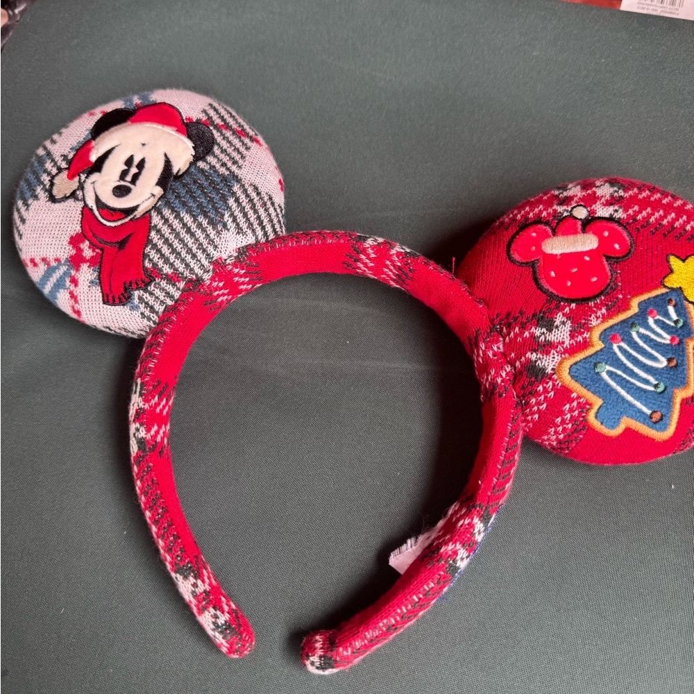 Christmas Mickey Mouse Ears Headband